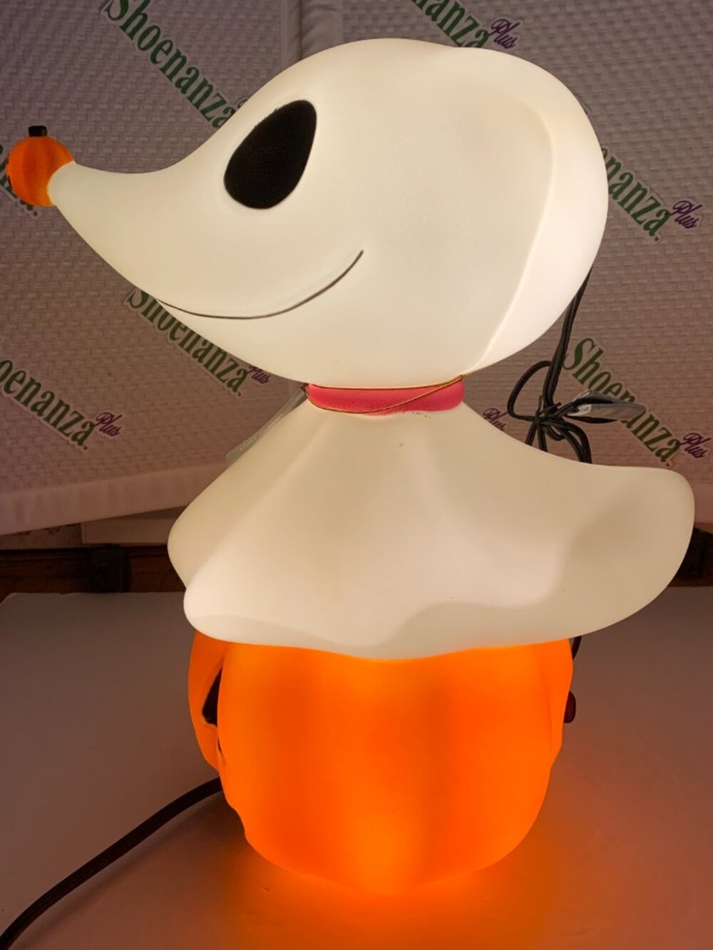 Disney Nightmare Before Christmas Zero Halloween Pumpkin Blow Mold Light Up 18" - Picture 4 of 14